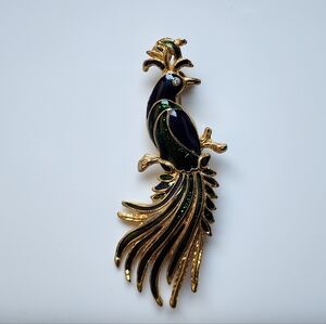 Vintage bird pin